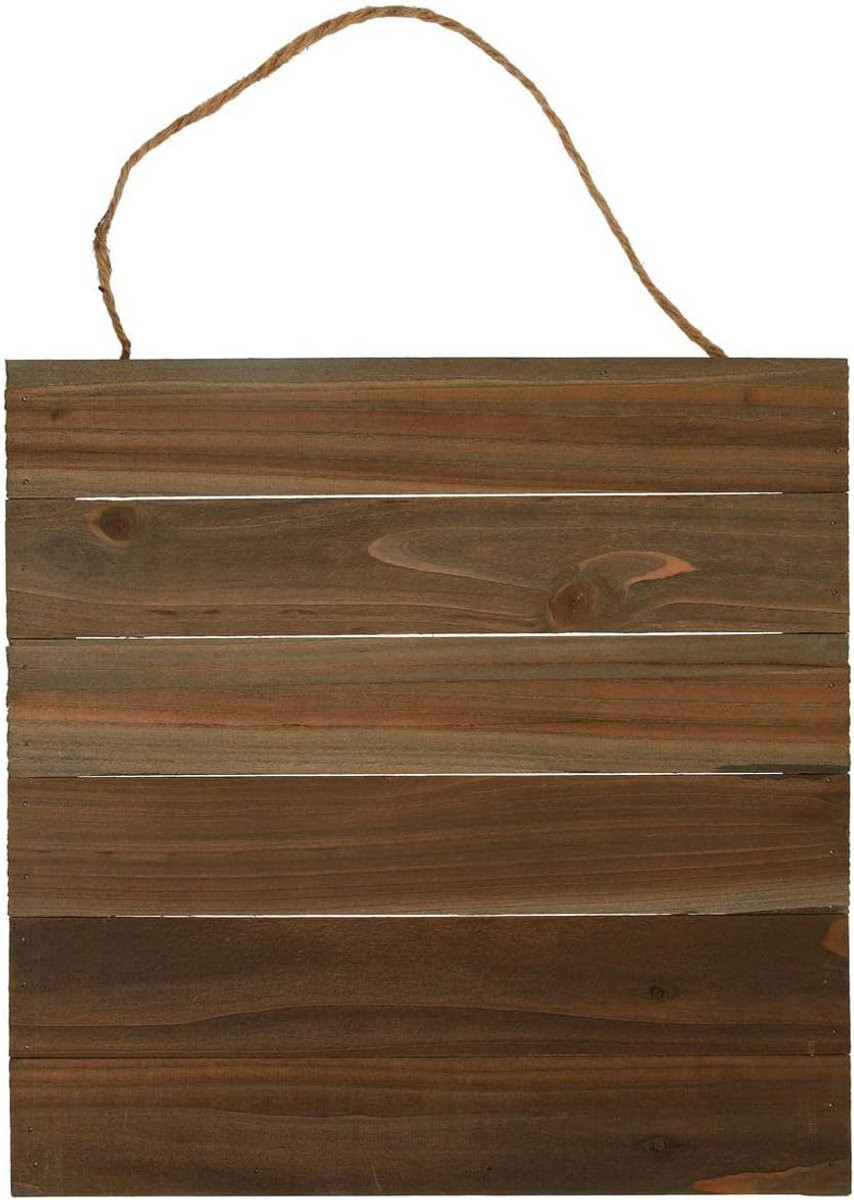 Houten Plank Plaque 30,5 cm voor Knutselprojecten en Interieurdecoratie