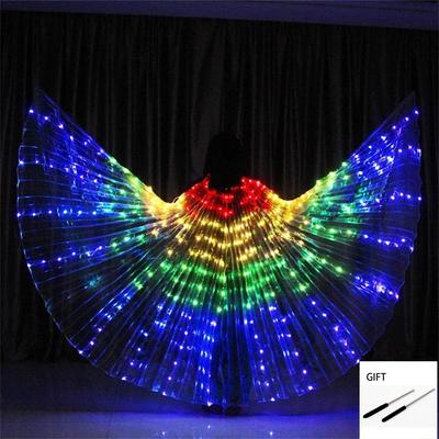 Uplifted Finds Belly Dance LED Isis Wings Fluorescent Butterfly Performance Costume color 1