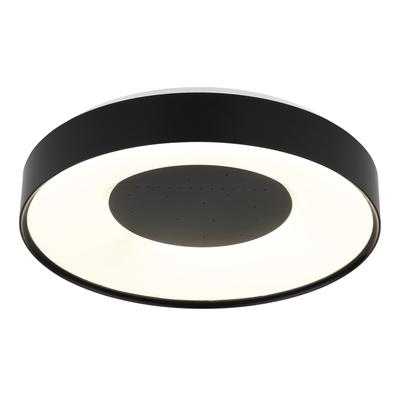 GLOBO LIGHTING Deckenleuchte "JOLLIANA", schwarz (weiß matt), 1, Ø 38,6cm H: 7,5cm, 1 Stk., Leuchten, LED Deckenleuchte für Wohn- & Schlafzimmer RGB, Deckenleuchte