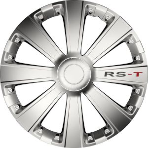 Petex Radkappen RS-T, für 15 Zoll Räder, in silber, 4 Stück