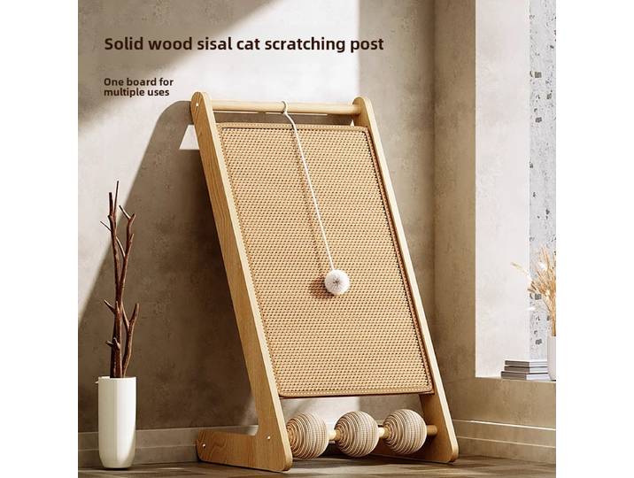 Planche à gratter verticale pour chat, résistante à l'usure et ne tombe pas des chips