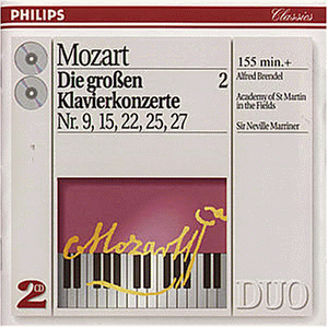 Alfred Brendel - Duo - Mozart (Die großen Klavierkonzerte) - Preis vom 17.10.2026 19:25:27 h