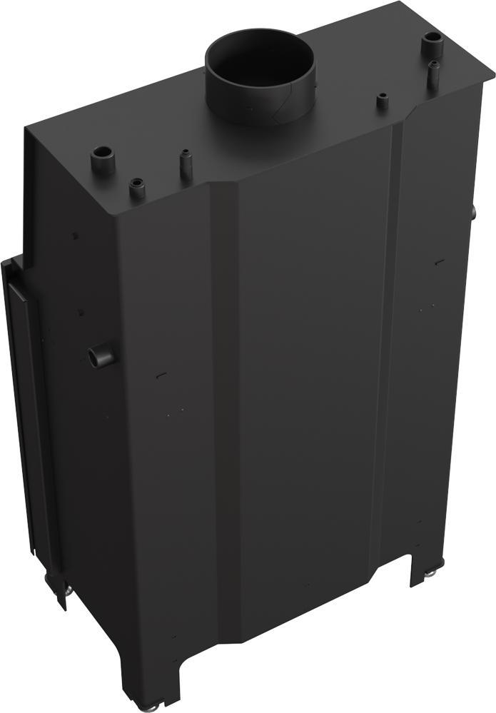 Wasserführender Kamineinsatz KRATKI MBA 17 kW Ø 200 Schwarze Thermotec-Auskleidung