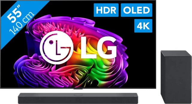LG OLED 55 inch G6 (2026) met LG DSC9S