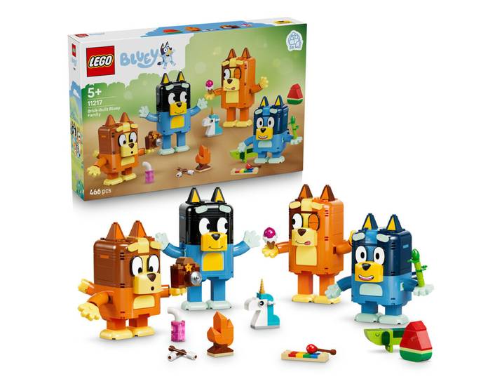 LEGO Bluey 11217 Bouwbare figuren van Bluey en haar familie