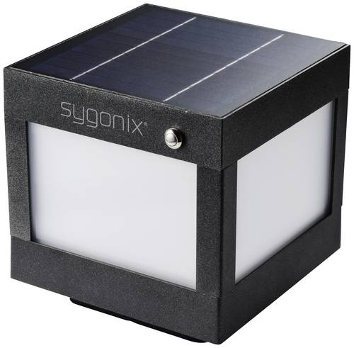Sygonix SY-5593808 Solar-Außenwandleuchte SMD LED LED fest eingebaut 3W Schwarz