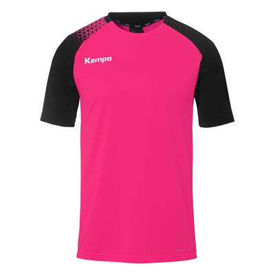 T-Shirt KEMPA "Shirt Ambition 28", Herren, Gr. S, rot (magenta, schwarz), Obermaterial: 100% Polyester Pol. recyc.., Shirts T-Shirt