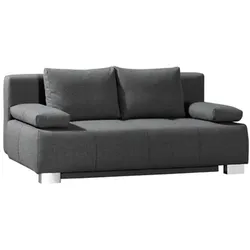 Schlafsofa Atina Stoff Grau Graphit