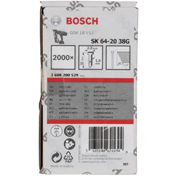 Bosch Professional Zubehör, Tackerklammern + Tackernägel, Senkkopf-Stift