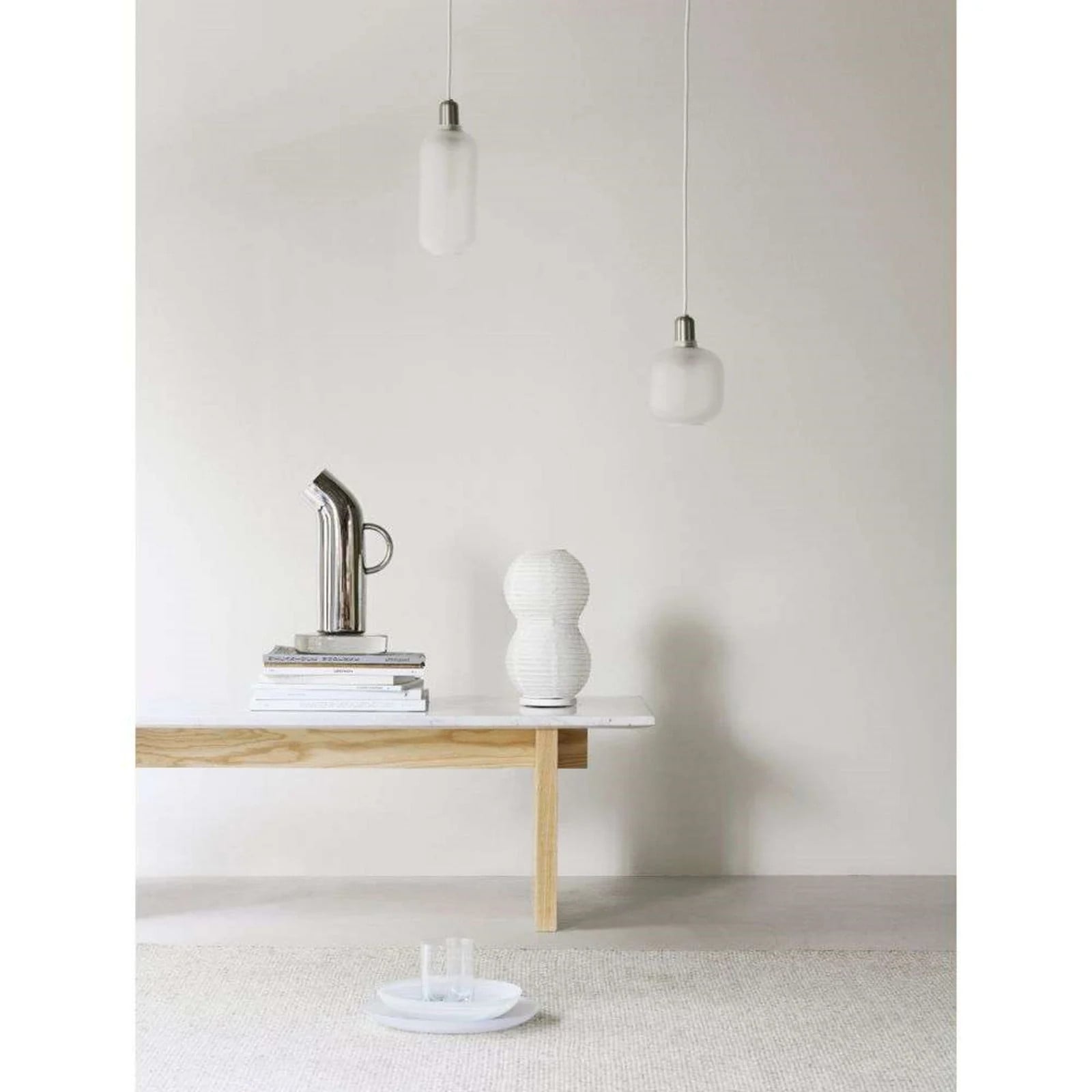 Normann Copenhagen Amp Hanglamp Large Matt/White Glas