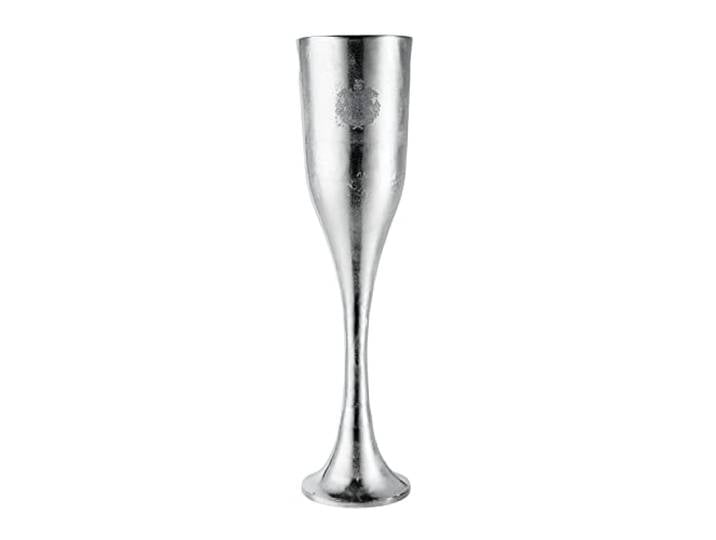 Champagnerkühler auf Standfuß, Weinkühler Sektkühler Flaschenkühler Getränkekühler, Aluminium Metall Silber Party - Kühler für Sekt, Wein und Champagner - XXL 90 cm