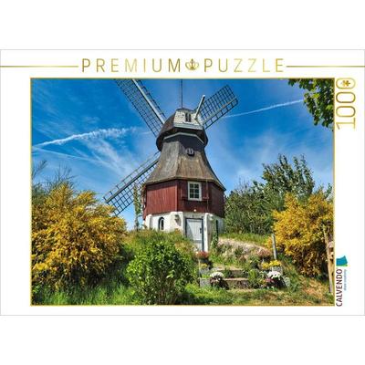 CALVENDO Puzzle Mühle in Süddorf | 1000 Teile Lege-Größe 64x48cm Foto-Puzzle für glückliche Stunden