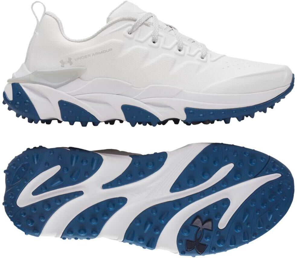 Under Armour  - Halo Tour Spikeless White White Metallic Silver - 9 - Chaussures sans crampons