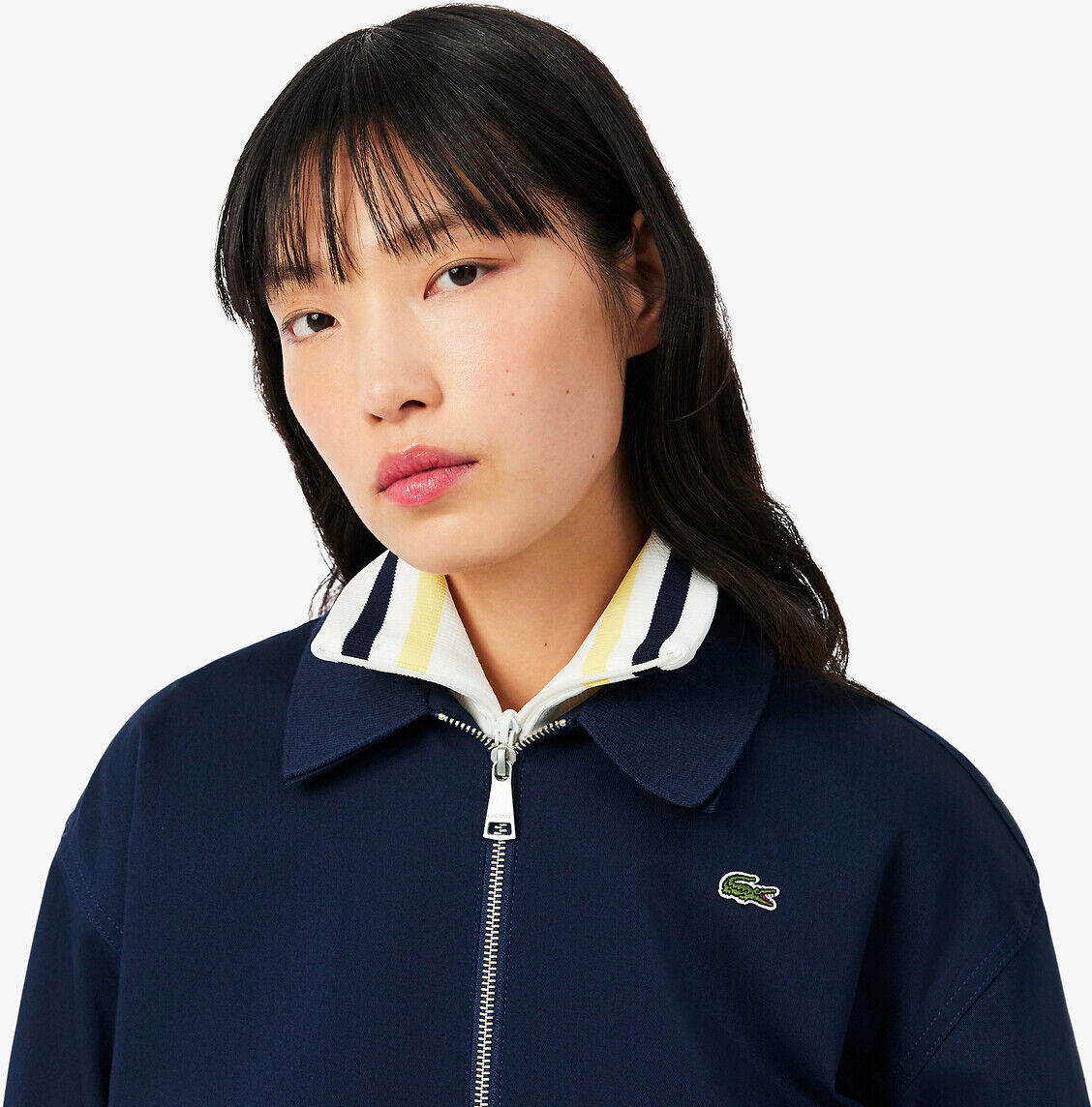 LACOSTE Blouson court zippé à col polo