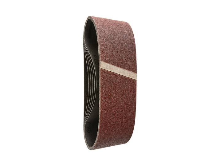Wolfcraft Gewebe-Schleifbänder K80 75 × 533 mm 6 Stück