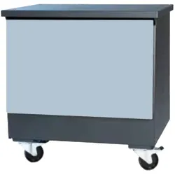 EURAST - Holzkohletisch mit rädern - 900x500x760 mm - 52005377