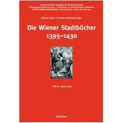 Die Wiener Stadtbücher 1395-1430, Fachbücher von Christian Neschwara