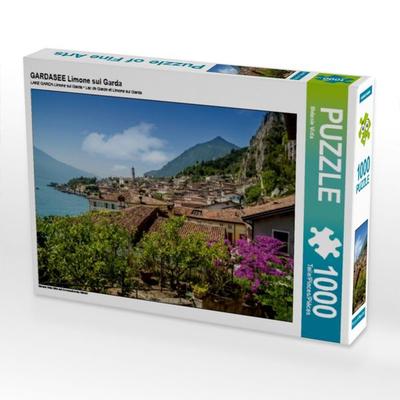 CALVENDO Puzzle GARDASEE Limone sul Garda | 1000 Teile Lege-Größe 64x48cm Foto-Puzzle für glückliche Stunden