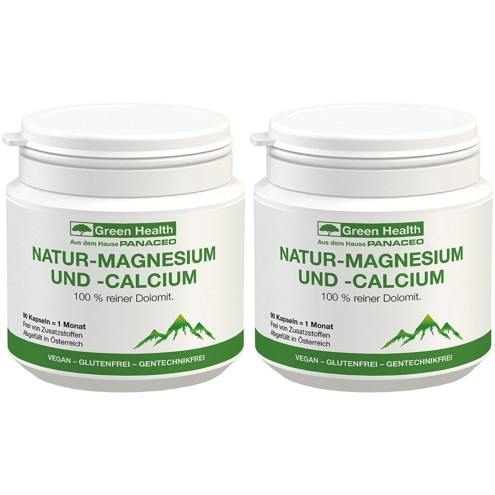 Magn +Calc Green Health KPS x2 2x90 St Kapseln