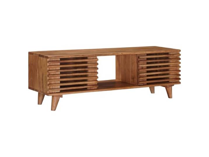Heofavd TV-Schrank Akazienholz Lowboard Natur 105x30x35 cm