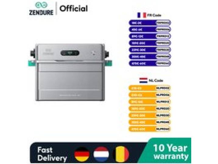 Zendure SolarFlow 1600 AC+ – een eenvoudig te installeren en te gebruiken systeem voor het opslaan van wisselstroom, compatibel met alle bestaande fotovoltaïsche systemen, HEMS ZENKI, 1600 W, 1,92
