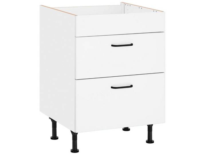 OPTIFIT Kochfeldumbauschrank Elga mit Soft-Close-Funktion, höhenverstellbare Füße, Breite 60 cm