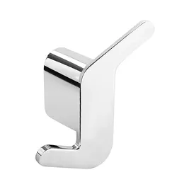 Brillantbad BORGANIC Doppelkleiderhaken Edelstahl poliert 68x58x39 mm für Bad & Küche >> zum Bohren