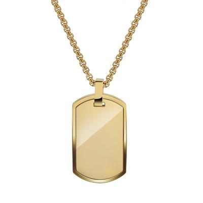 Kette ohne Anhänger ADELIA´S "Halskette mit Anhänger – aus Edelstahl", gold, Halsketten, Damen, 61cm, Edelstahl, Ideal als Geschenk zum Geburtstag