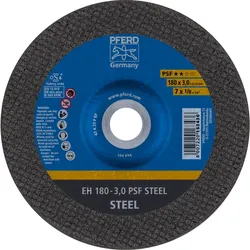 PFERD TOOLS Trennscheibe EH gekröpft Universallinie PSF STEEL für Stahl - 61723222