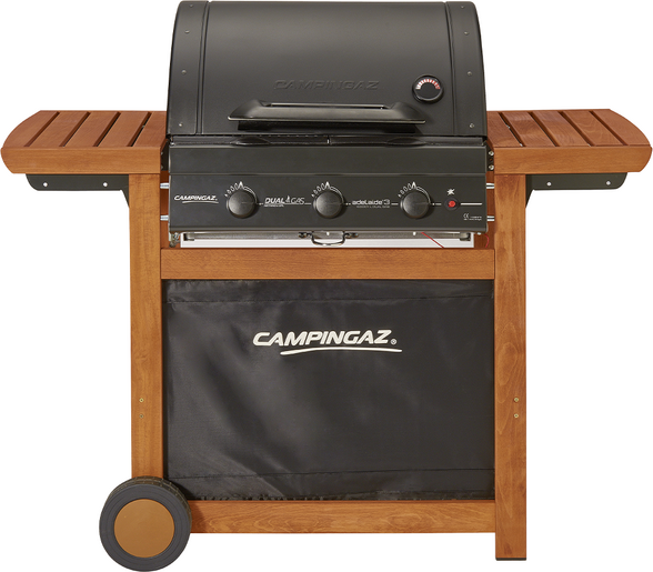 Campingaz Adelaide 3 Woody L Dual Gas - Barbecue a gas o metano