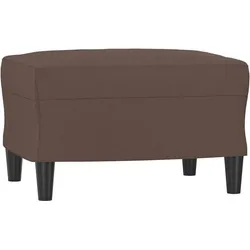 vidaXL Fußhocker Braun 60x50x41 cm Kunstleder