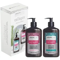 Arganicare, Beauty Geschenkset, Shampoo And Conditioner Set Collagen 2023 (Haarpflege Set)