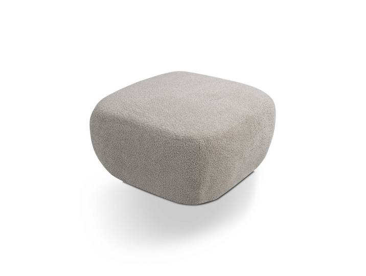 POLSTERHOCKER AMICO Modern Sitzhocker, Fußhocker Grau