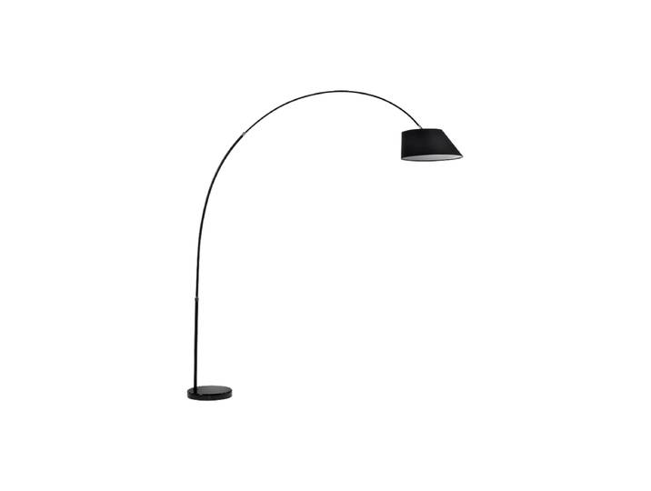 Verstellbare Bogenlampe „Maja“ mit Marmorsockel Schwarz Kave Home
