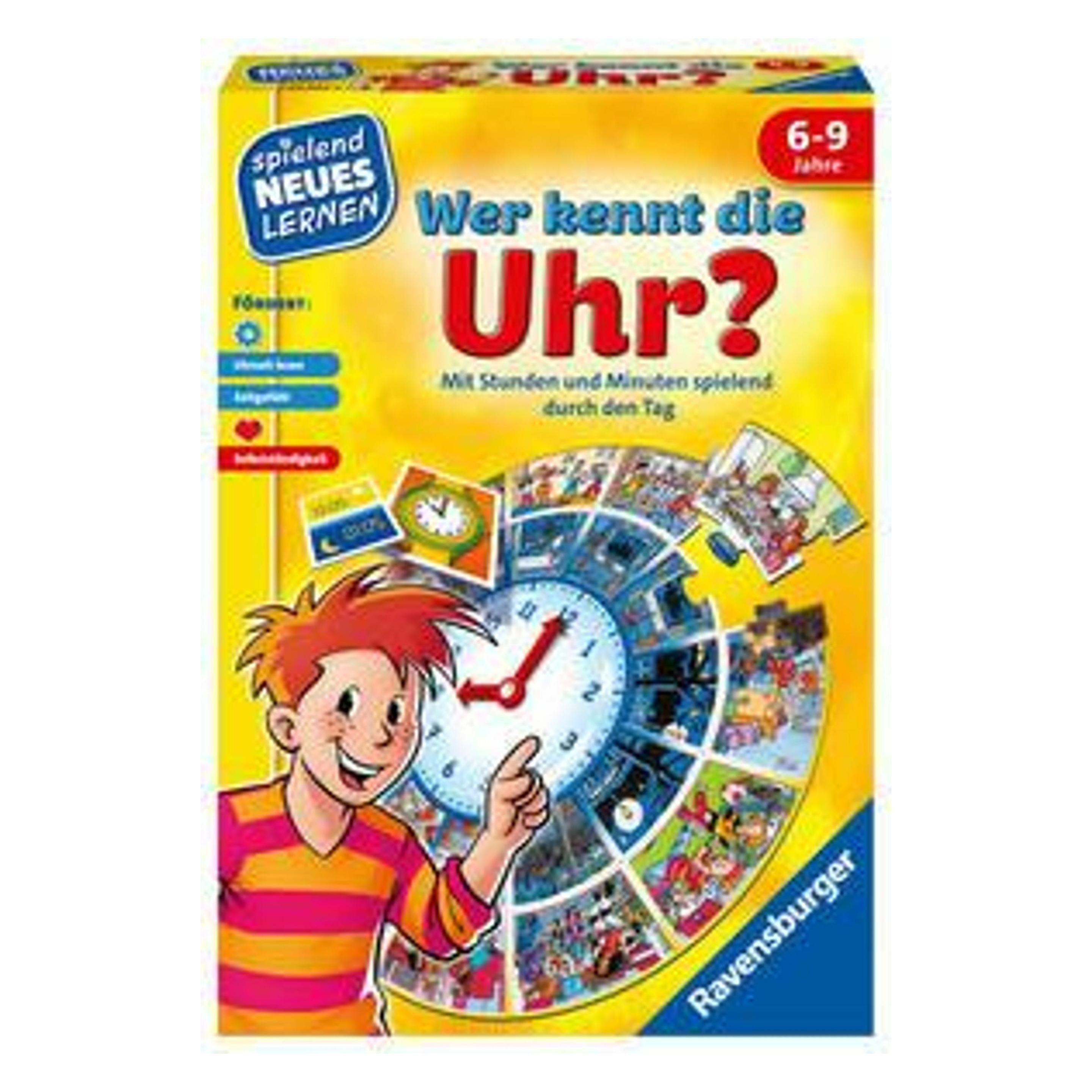 Ravensburger Lernspiel Wer kennt die Uhr? (Deutsch, 6 - 7 Jahre) (00.024.995)
