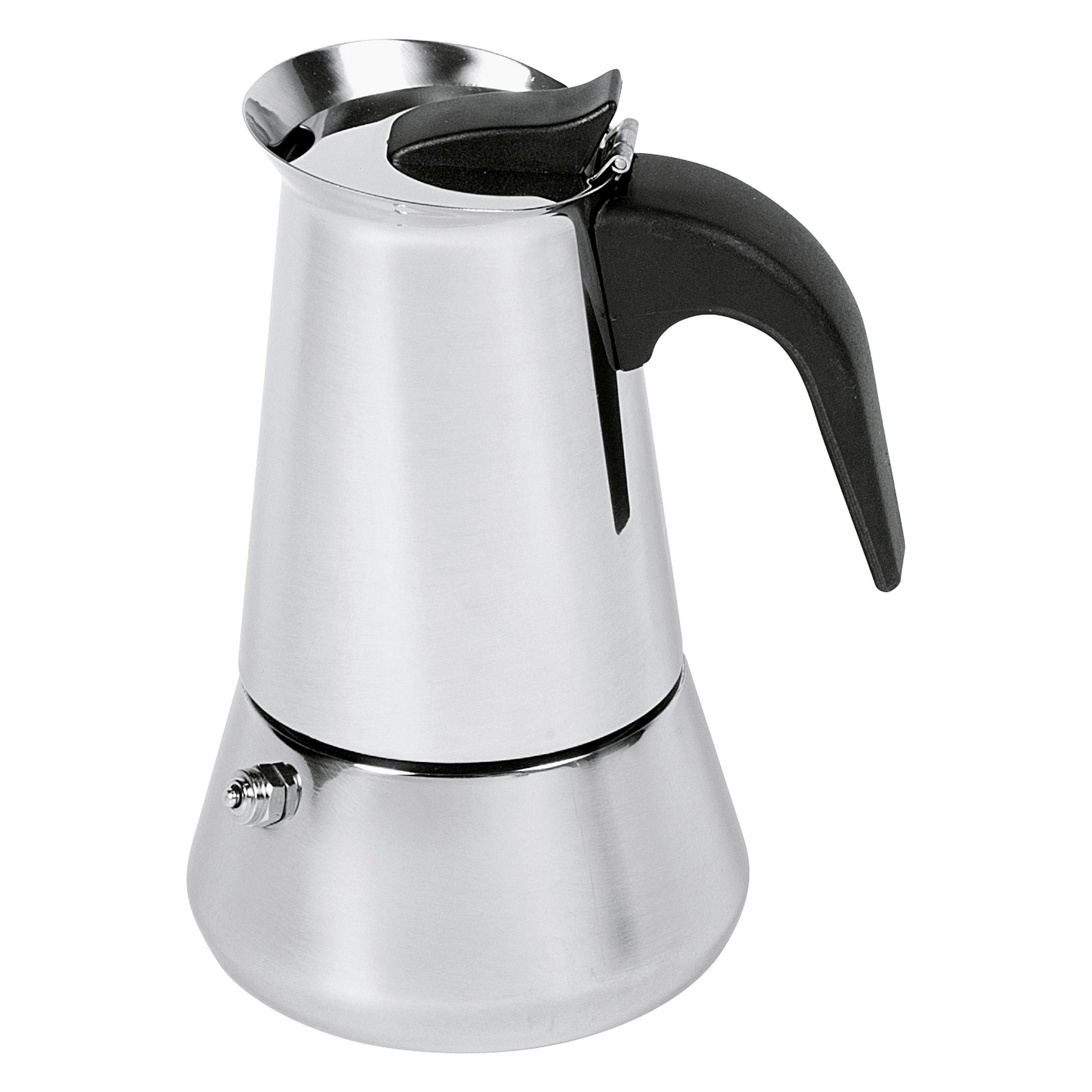Weis Espressokocher 4 Tassen Edelstahl (4 Tassen) (16974)