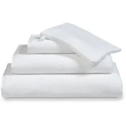 Vandyck Frottierserie Verona plain white Duschtuch 70x140 cm