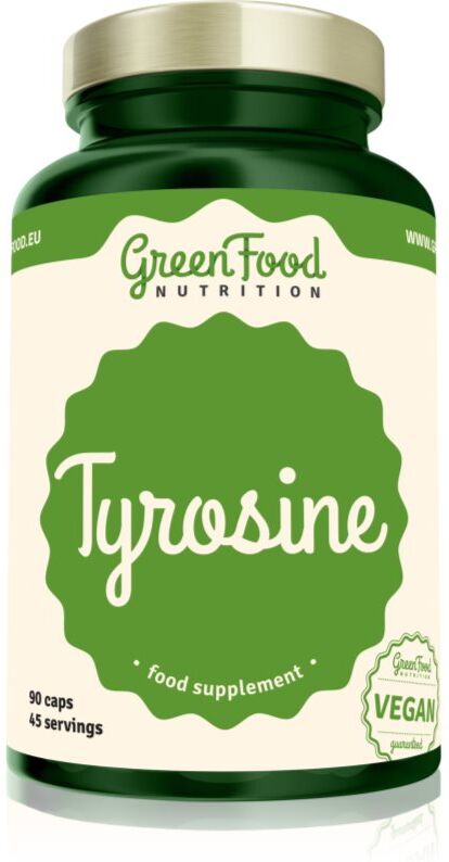 GreenFood Nutrition Tyrosine aide au bon fonctionnement de l’organisme pour le bien-être mental 90 cps