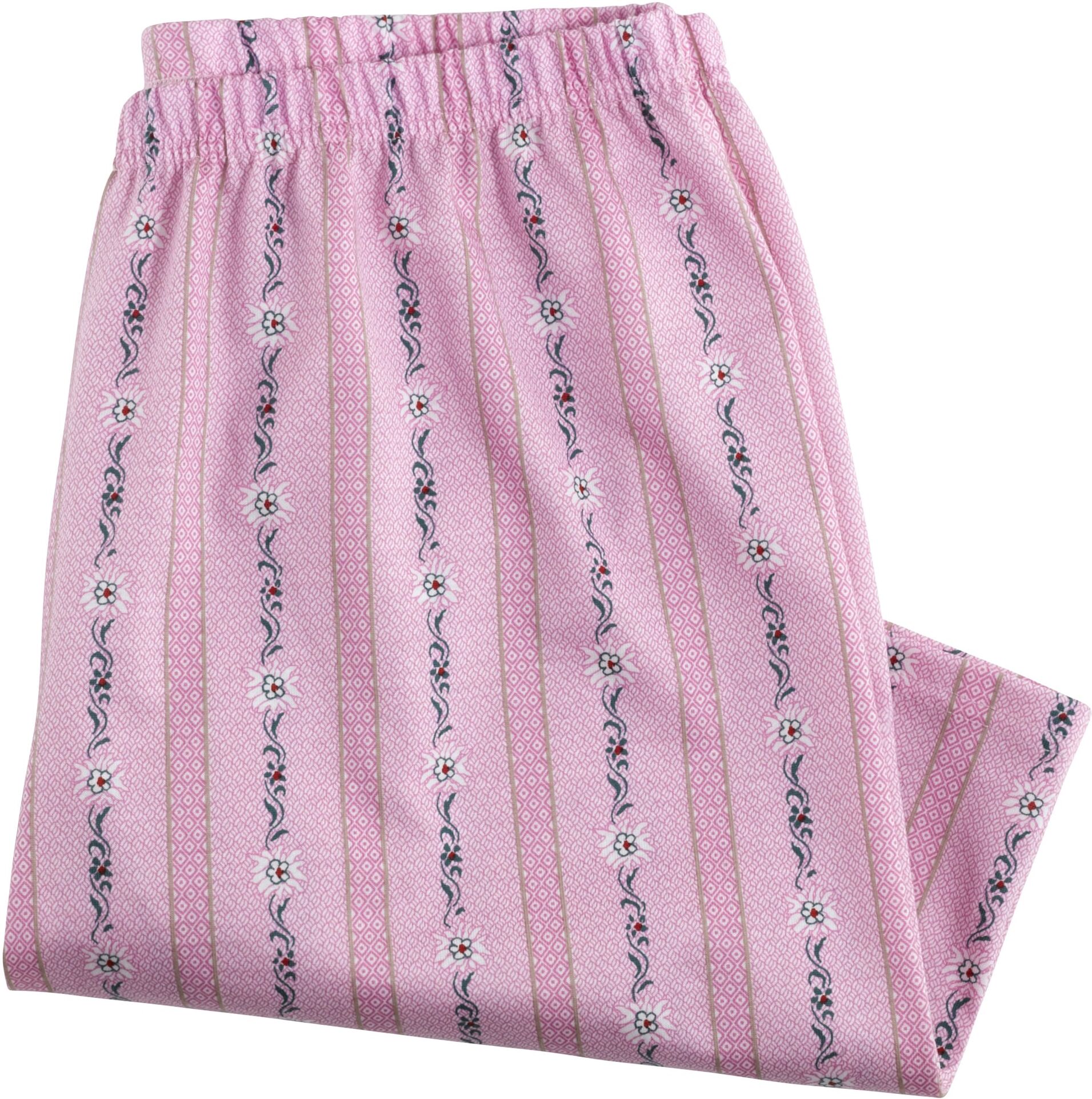 Capri-Pyjama ISA BODYWEAR "Pyjama kurz", Damen, Gr. L, pink, Obermaterial: 100% Baumwolle CO., Homewear-Sets Capri-Pyjama pink L