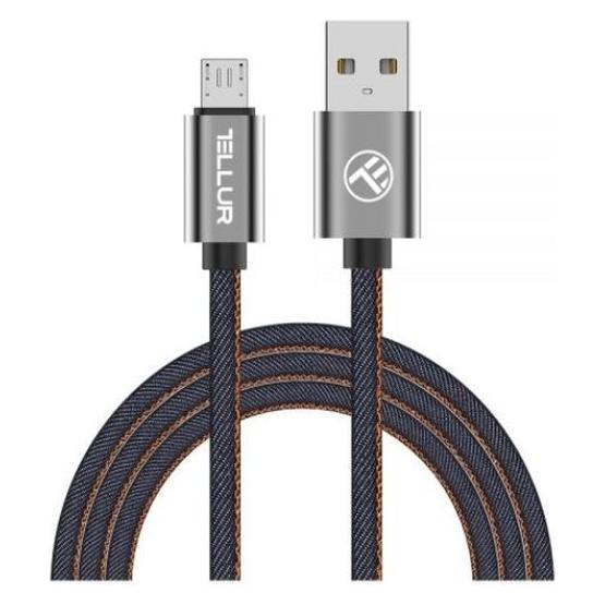 Tellur Data cable, USB to Micro USB, 1m denim (1 m) (TLL155371)
