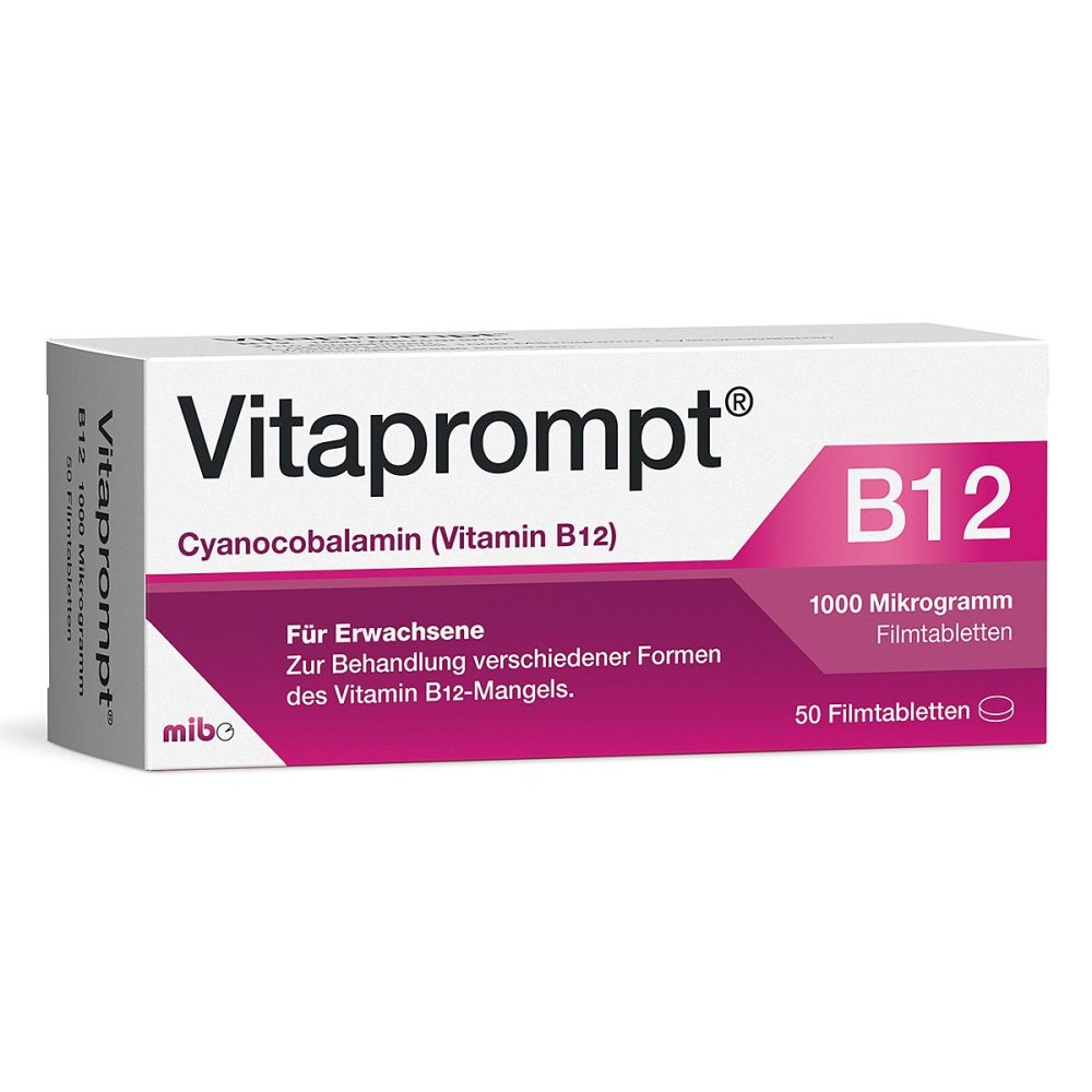MIBE GmbH Arzneimittel Vitaprompt 1000 Mikrogramm Filmtabletten 18299910