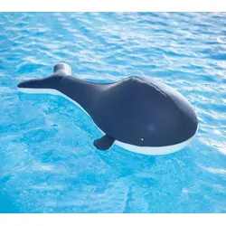 Westmann Stoff Schwimmtier Wal | Blau | 50x104x30 cm - Blau
