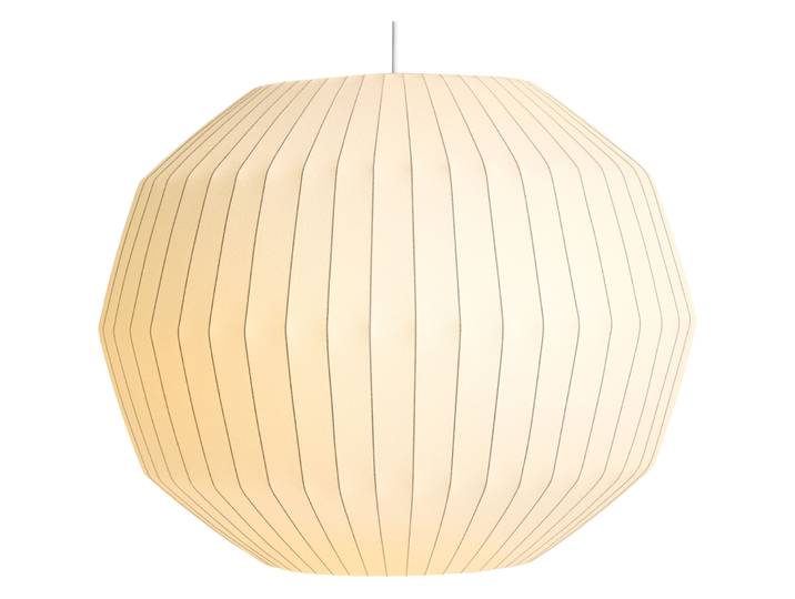 HAY Designer-Pendellampe Nelson Angled weiss Polymer 1500 lm B 48.5 cm