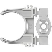 PRO EPC-32 Rohrclip, 50 Stück, Schelle hellgrau, für Rohre Ø 32mm