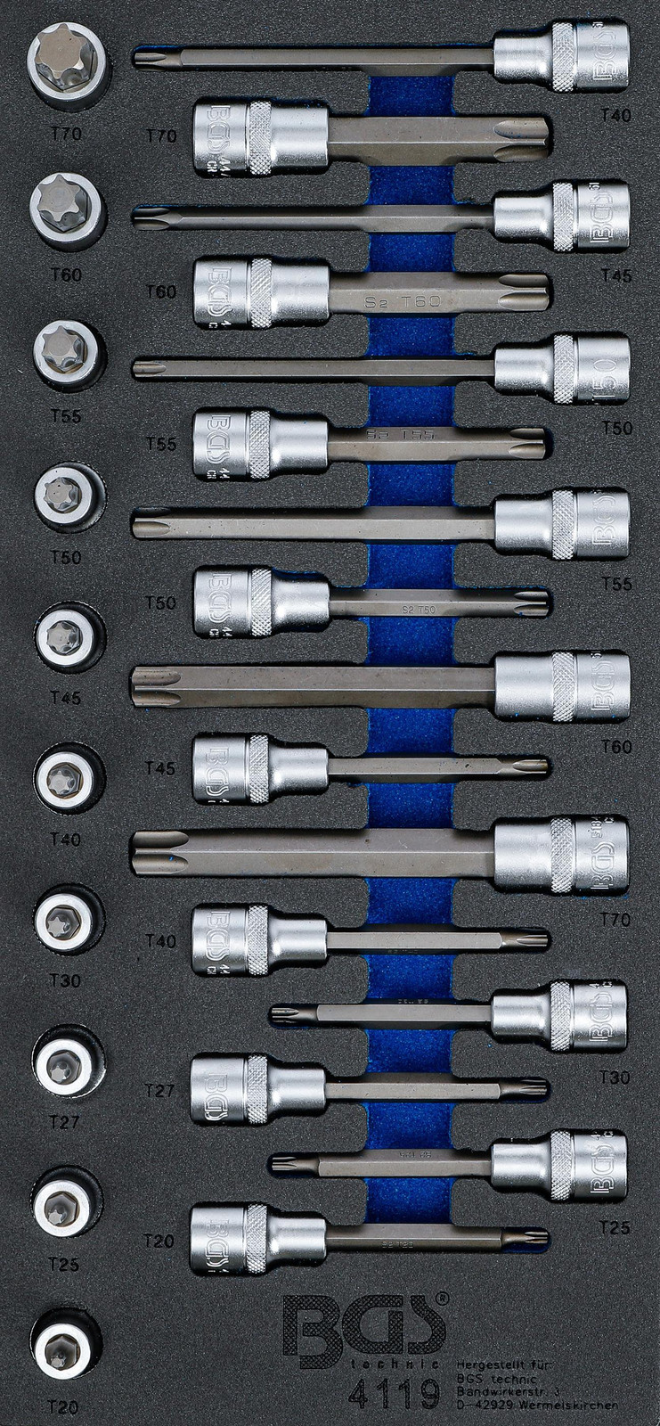 BGS Technic Bitset Gereedschapskist 1/3