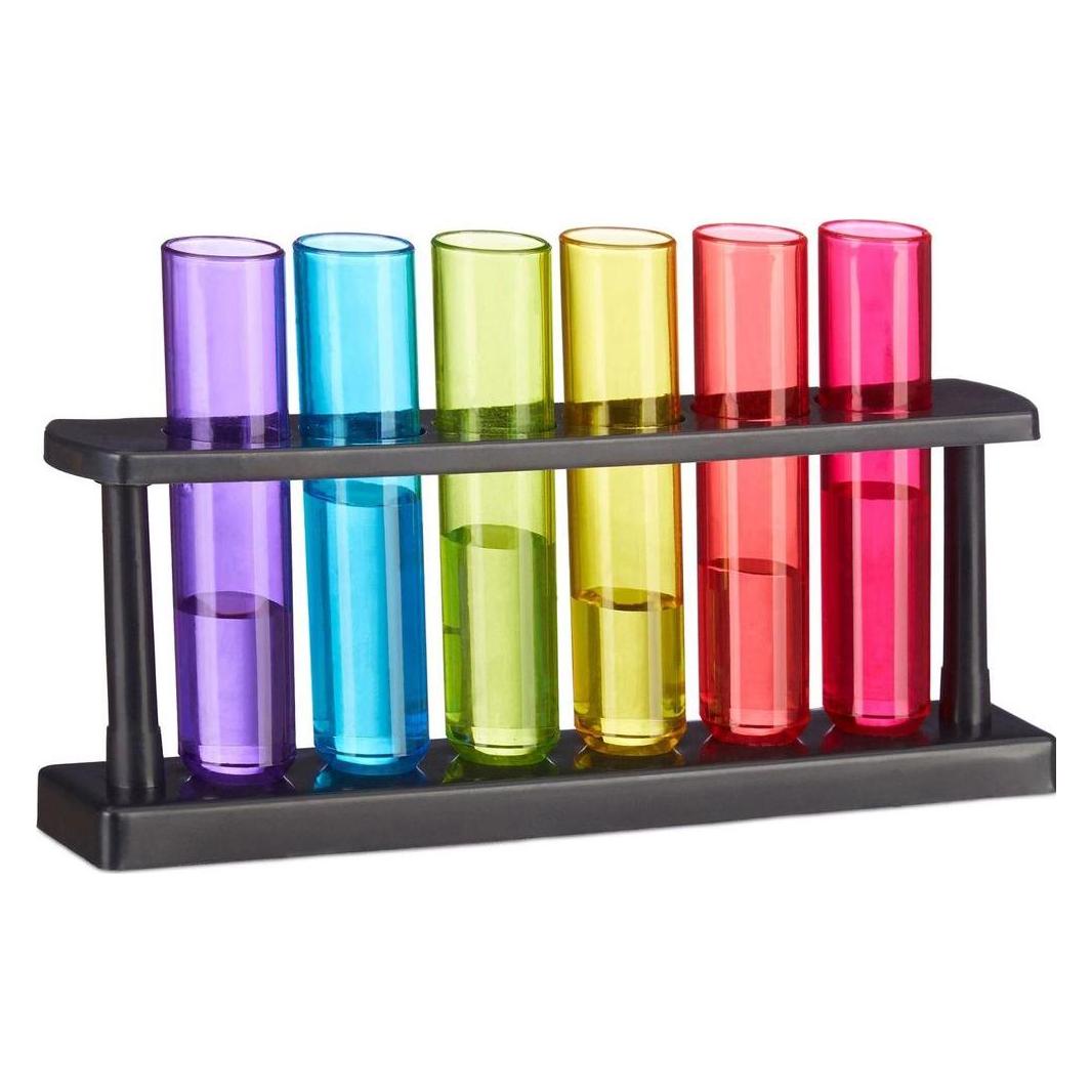 Relaxdays Reagenzgläser Shotgläser (6x, Schnapsgläser + Shotgläser) (10023886)