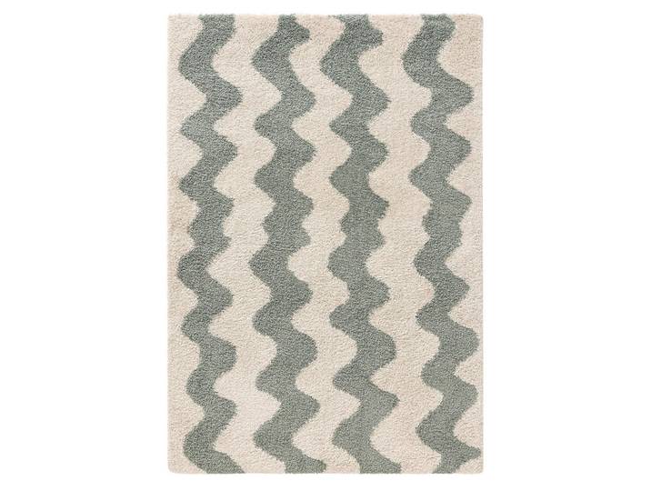 benuta Hochflorteppich Louise Grün 160/230 cm, Textil, Abstrakt, Rechteckig, 160x230 cm, für Fußbodenheizung geeignet, pflegeleicht, strapazierfähig, Teppiche & Böden, Teppich, Hochflorteppiche & Shaggys