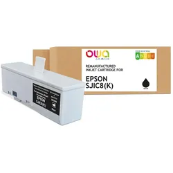 OWA Tinte kompatibel zu Epson SJIC8(K) C33S020407 schwarz