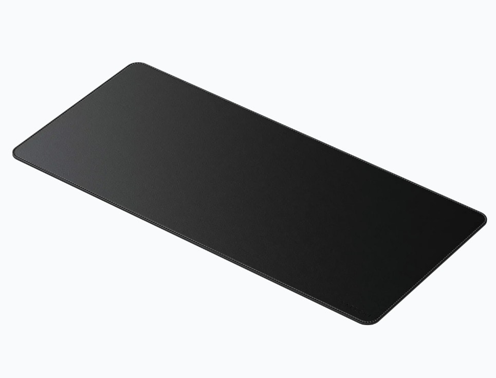 Satechi Vegan-Leather Premium Desk Mat Schwarz ST-LPDMK