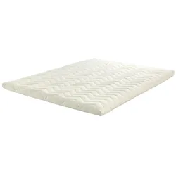 Letti Moderni Topper Gel Latex 160x200 cm Höhe 8 cm – 7 Zonen, orthopädisch, atmungsaktiv
